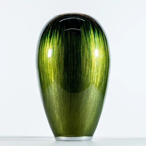 Brushed Green Vase 18cm