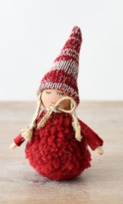 Red Fabric Doll (8cm)