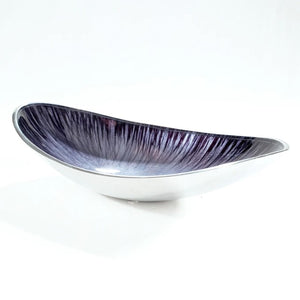 Brushed Black Boat Bowl 27cm