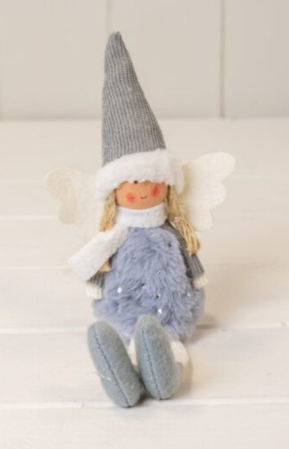 Grey Christmas Fairy 10cm