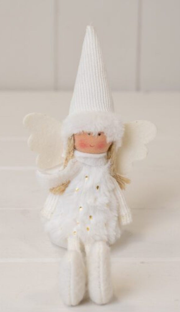 White Christmas Fairy 10cm