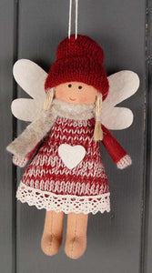 Red Hanging Angel (11cm)