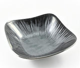 Brushed Black Small Square Bowl